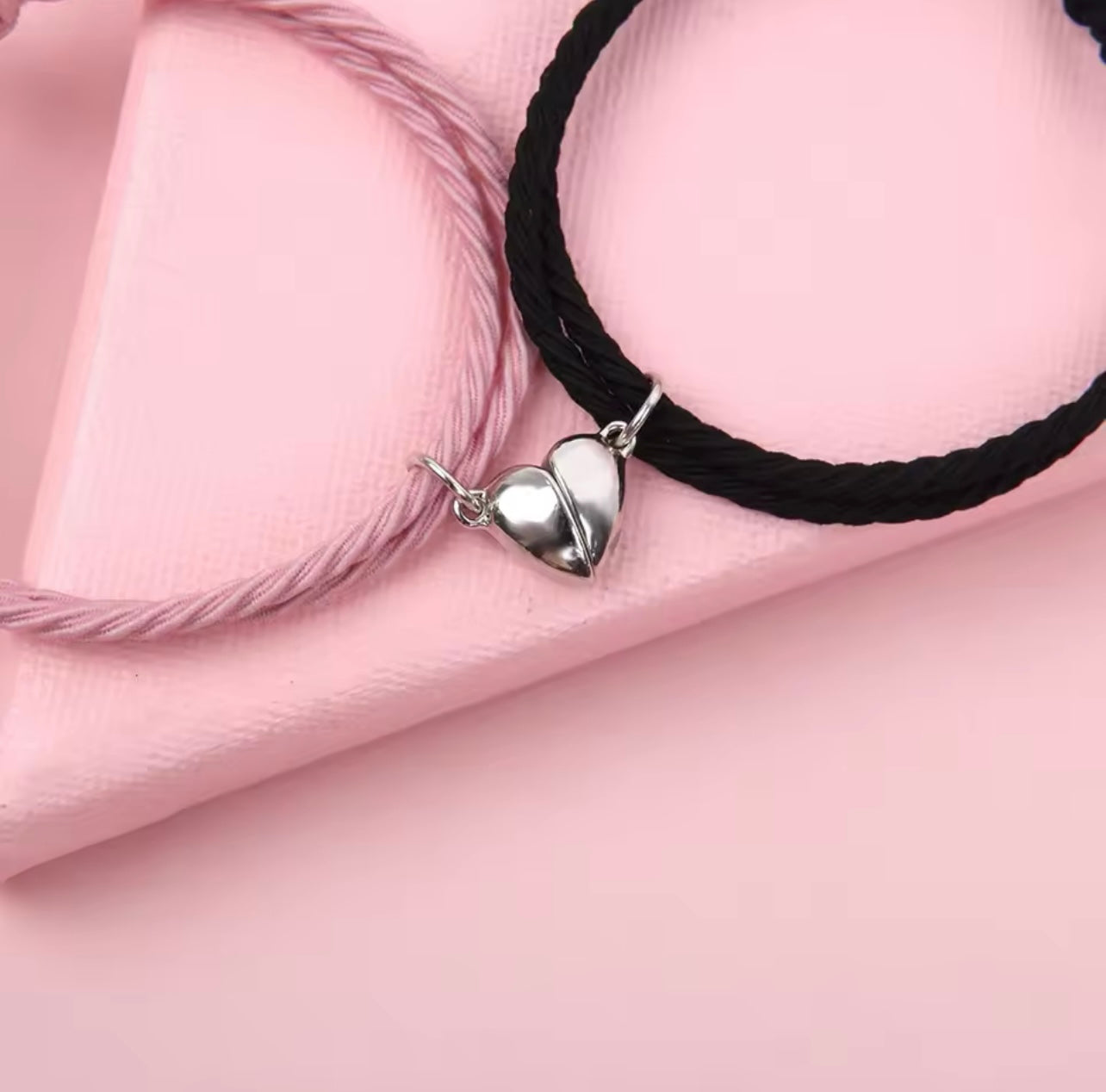 Couples Magnetic Heart Bracelet