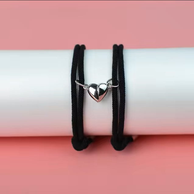 Couples Magnetic Heart Bracelet